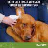 imagePet MD  Dog Ear Cleaner Wipes  Otic Cleanser for Dogs to Stop Ear Itching and Infections with Aloe and Eucalyptus  100 CountFinger Wipes
