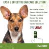 imagePet MD  Dog Ear Cleaner Wipes  Otic Cleanser for Dogs to Stop Ear Itching and Infections with Aloe and Eucalyptus  100 CountFinger Wipes