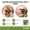 imagePet MD  Dog Ear Cleaner Wipes  Otic Cleanser for Dogs to Stop Ear Itching and Infections with Aloe and Eucalyptus  100 CountRegular Wipes