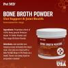 imagePet MD Bone Broth for Dogs  Dog Food Toppers with Vitamins Amino Acids Natural Joint and Digestion Support  Made from Grade A Free Range Elk Bone Powder  4 oz