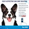 imagePet MD Cat and Dog Ear Cleaner Wipes  Advanced Otic Veterinary Ear Cleaner Formula  Dog Ear Infection Treatment  100 CountFinger Wipes