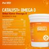 imagePet MD Catalyst Omega 3 Chews for Dogs  Ethyl Ester Omega 3 Fish Oil for Dogs  Dog Skin and Coat Supplement  Reduces Inflammation for Dog Itchy Skin and Dog Scratching Relief  60 Ct  Pet MD