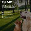 imagePet MD Topical Spray for Dogs Cats and Horses with Essential Fatty Acids Aloe and Vitamin E  8 oz