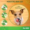 imagePet MD Wrap A Pill Peanut Butter Flavored Pill Paste for Dogs  Make a Pocket to Hide Pills and Medication for Pets  59 ServingsBacon