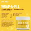 imagePet MD Wrap A Pill Peanut Butter Flavored Pill Paste for Dogs  Make a Pocket to Hide Pills and Medication for Pets  59 ServingsCheese  Bacon