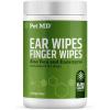 imagePet MD  Dog Ear Cleaner Wipes  Otic Cleanser for Dogs to Stop Ear Itching and Infections with Aloe and Eucalyptus  100 CountFinger Wipes
