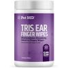 imagePet MD Veterinary Tris Flush Cat ampamp Dog Ear Cleaner  and Infection Treatment with Ketoconazole 12 ozFinger Wipes