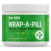 imagePet MD Wrap A Pill Peanut Butter Flavored Pill Paste for Dogs  Make a Pocket to Hide Pills and Medication for Pets  59 ServingsBacon