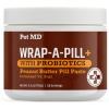 imagePet MD WrapAPill with Dog Probiotics  Pill Wrap for Dogs Medicine  EasytoUse Paste to Hide Capsules Create Pockets and Pill Treats for Dogs  Cheese ampamp Bacon 42ozPeanut Butter