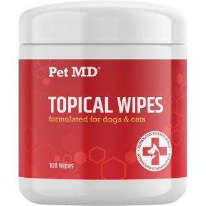 imagePet MD Topical Wipes for Dogs and Cats  100 Count
