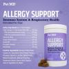 imagePet MD Allergy Aid  Puppy ampamp Dog Allergy Chews with Quercetin ampamp Pumpkin  Immune ampamp Seasonal Allergy Relief for Dogs  Skin ampamp Itch Relief for Dogs  60 ct