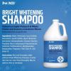 imagePet MD Bright Whitening Shampoo for Dogs ampamp Cats  Colloidal Oatmeal Moisturizes and Restores Dry Fur  Professional Dog Shampoo Gallon  Tearless Grooming Formula for Puppies ampamp Kittens