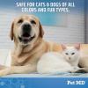 imagePet MD Bright Whitening Shampoo for Dogs ampamp Cats  Tearless Protein Enriched Shampoo wOatmeal for Brightening White ampamp Light Colored Coats  Cleans Adds Luster ampamp Controls Matting ampamp Tangling  12 oz