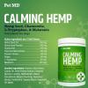 imagePet MD Calming Chews for Dogs  Dog Calming Treats with Hemp ampamp Melatonin  Calming Anxiety Relief ampamp Separation Relaxant with Chamomile ampamp LTryptophan  120 CT