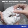 imagePet MD Dog Tear Stain Remover Wipes  Cat and Dog Eye Wipes for Discharge and Crust  Pet Eye Wipes for Dogs  60 ct