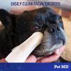 imagePet MD Finger Wipes  Tear Stain Remover for Dogs ampamp Cat Eye Wipes  Dog Eye Wipes for Discharge and Crust  FragranceFree ampamp Hypoallergenic Face and Eye Cleaner  50ct