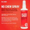 imagePet MD No Chew Spray for Dogs ampamp Cats  MultiSurface Bitter Spray to Stop Biting ampamp Chewing  Dog Deterrent Spray for Carpet Furniture Plants ampamp Skin  Anti Licking Cat Training Spray  8 oz