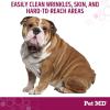 imagePet MD Wrinkle Finger Wipes for Dogs ampamp Cats  Dog Tear Stain Remover and Debris Cleaner for Skin Folds  FragranceFree ampamp Hypoallergenic Grooming Wrinkle Wipes French Bulldog Pug and More  50ct