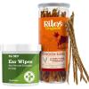 imagePet MD Dog Ear Cleaner Wipes  Rileys Chicken Strips for Dogs Bundle