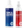 imagePet MD Peppermint Topical Shampoo ampamp Topical Spray for Dogs Cats ampamp Horses
