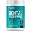 imagePet MD Pet Dental Finger Wipes for Dogs  Plaque and Tartar Remover for Dogs to Improve Oral Care  Pet Teeth Cleaning Finger Wipes for Healthy Gums and Fresh Breath  Fresh Apple ampamp Mint 50ct