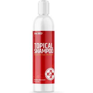 imagePet MD  Topical Shampoo for Dogs Cats and Horses  Soap and Paraben Free  8 oz
