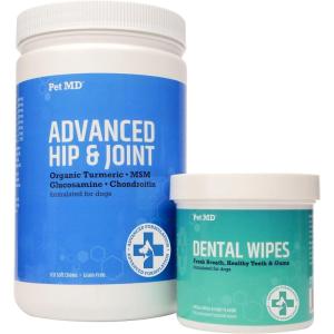 imagePet MD Advanced Hip  Joint Chews ampamp Dental Wipes