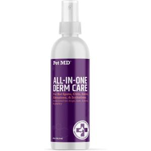 imagePet MD AllinOne Derm Care  Hypochlorous Acid Spray for Dogs ampamp All Pets  Skin Soother for Dogs ampamp Wound Spray for Dogs  Cat Wound Care Dog Hot Spot Remedy ampamp Dog Itch Relief  4oz4oz