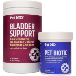 imagePet MD Bladder Support  Cranberry Chews ampamp Biotic Probiotic Powder