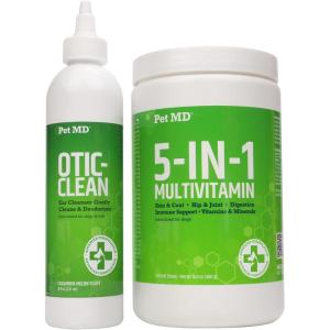imagePet MD Cucumber Melon OticClean Ear Cleanser ampamp 5in1 Multivitamin