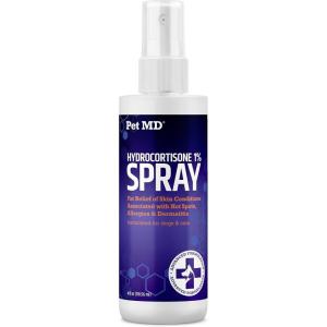 imagePet MD Hydrocortisone Spray for Dogs Cats Horses  Itch Relief Spray ampamp Hot Spot Treatment for Dogs Irritated Dry Itchy Skin Allergies and Dermatitis  Reduces Topical Inflammation  4 oz