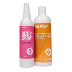 imagePet MD Japanese Cherry Blossom Body Spray ampamp Oatmeal  Aloe Shampoo