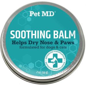 imagePet MD Soothing Balm  Cat ampamp Dog Paw Pad Balm  Elbow and Dog Nose Balm for Dry Nose  with Shea Butter Beeswax and Coconut Oil for Dogs  Fragrance Free and Safe to Lick  Made in USA