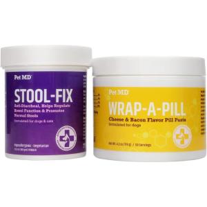 imagePet MD Stool Fix ampamp Wrap A Pill Cheese  Bacon Flavor