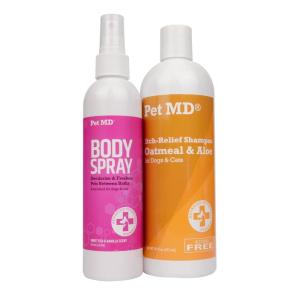 imagePet MD Sweet Pea Vanilla Body Spray ampamp Oatmeal  Aloe Shampoo